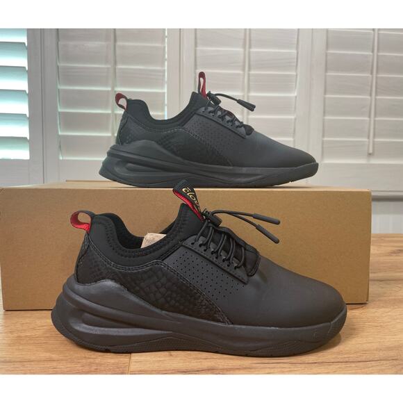 Clove Classic LX Sneaker Black Python Vegan Size 6.5 W 5 M NIB Nurses Comfy Shoe - Picture 4 of 14